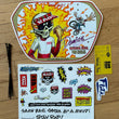 Load image into Gallery viewer, “On Fire” Original Art Number Plate