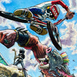 Load image into Gallery viewer, “Radical Rick vs Skuzzer” Painting
