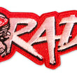 Load image into Gallery viewer, RAD! 4" Motto Patch