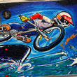 Load image into Gallery viewer, HAND SIGNED SNOWBOARD #2 with 2 ORIGINAL SKETCHES