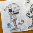 Load image into Gallery viewer, "BOBBLEHEAD DESIGN SKETCHES" original artwork