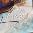 Load image into Gallery viewer, "STAY RAD SEPIA TONE" watercolor