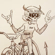Load image into Gallery viewer, "RADICAL RICK DEVIL CONSCIENCE" ORIGINAL SKETCH