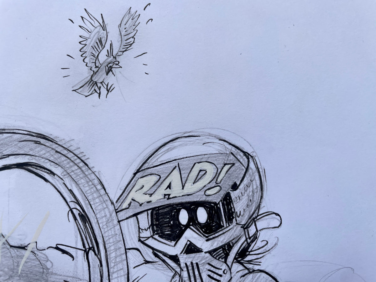 Radical Rick Book Cover Sketch – RADICAL RICK