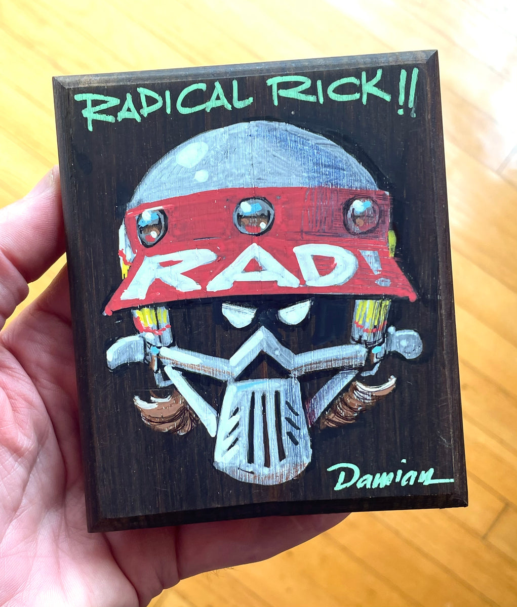 Radical Rick Painted Plaque – RADICAL RICK