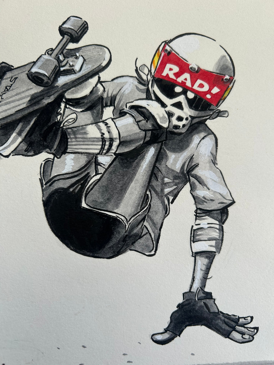 "OUT OF THE POOL" ORIGINAL PAINTING