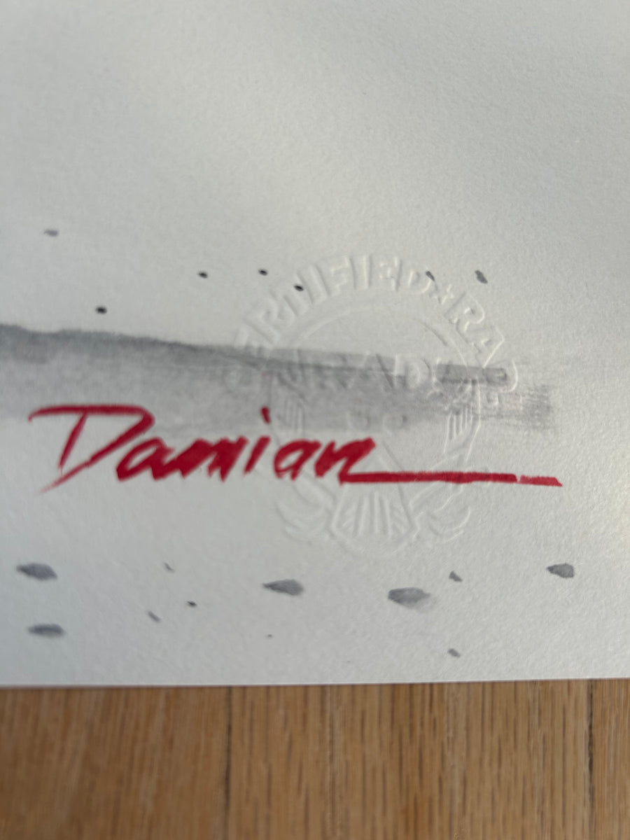 "OUT OF THE POOL" ORIGINAL PAINTING