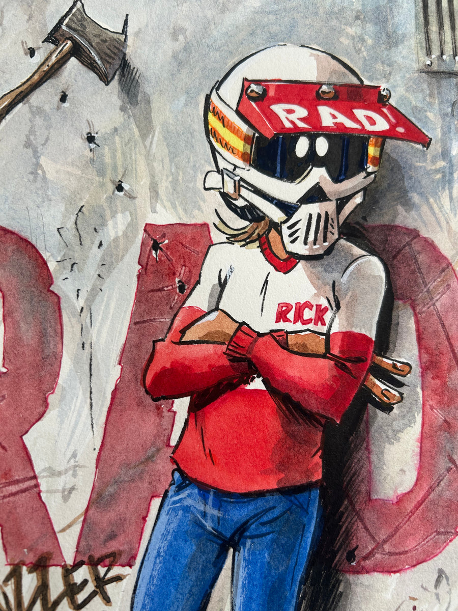 “HIS RAD CHILLNESS” ORIGINAL PAINTING