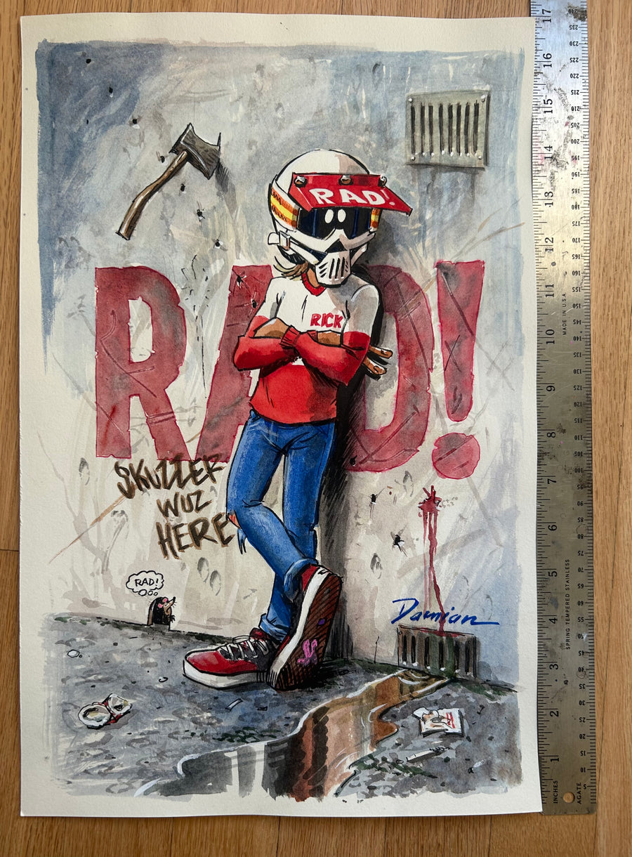 “HIS RAD CHILLNESS” ORIGINAL PAINTING