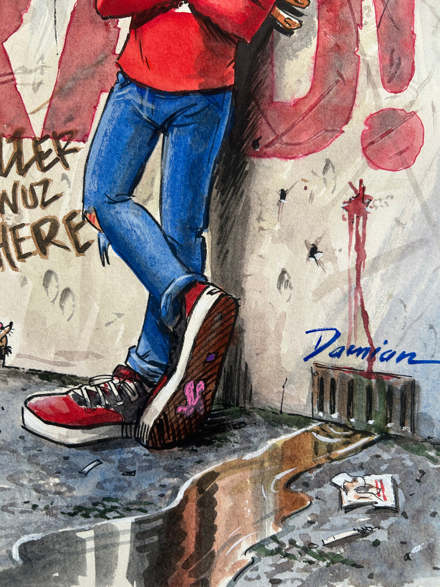 “HIS RAD CHILLNESS” ORIGINAL PAINTING