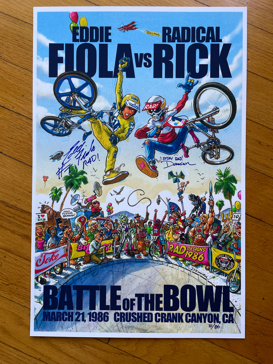 Eddie Fiola vs. Radical Rick Limited Edition Signed Prints