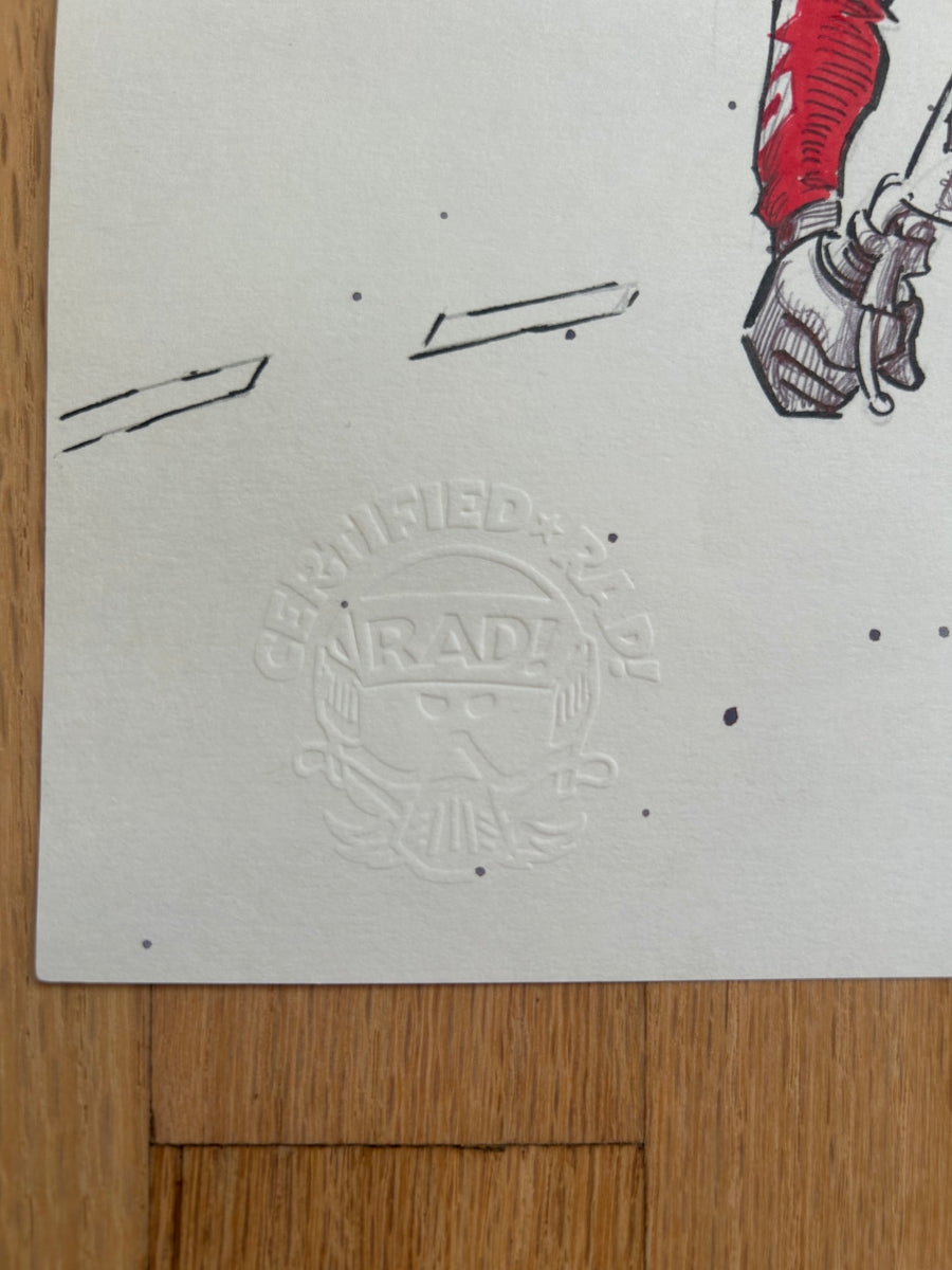 "RAD RACE PACE" ORIGINAL SKETCH