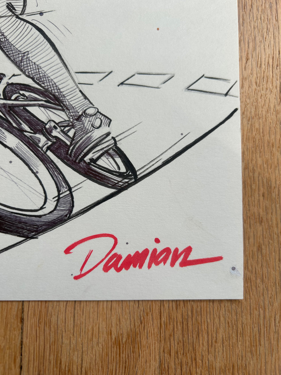 "RAD RACE PACE" ORIGINAL SKETCH