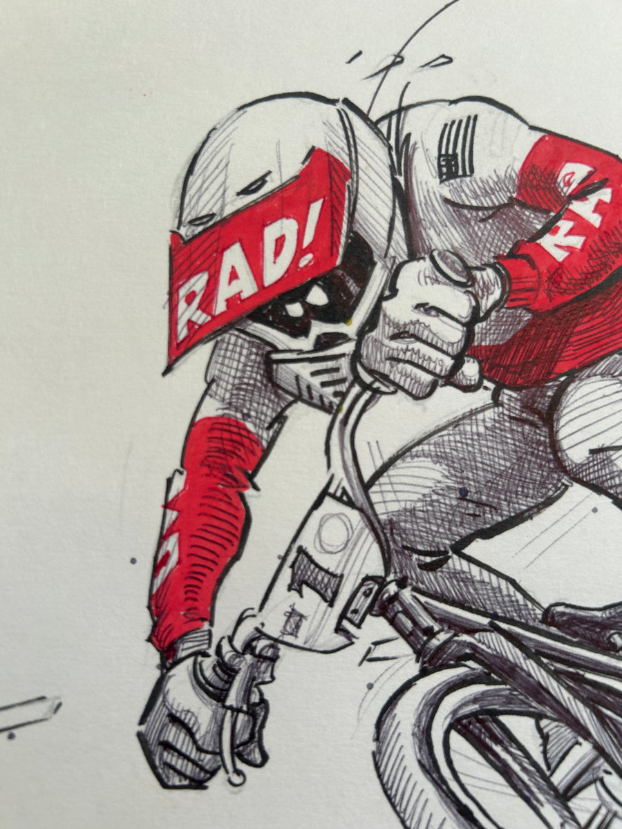 "RAD RACE PACE" ORIGINAL SKETCH