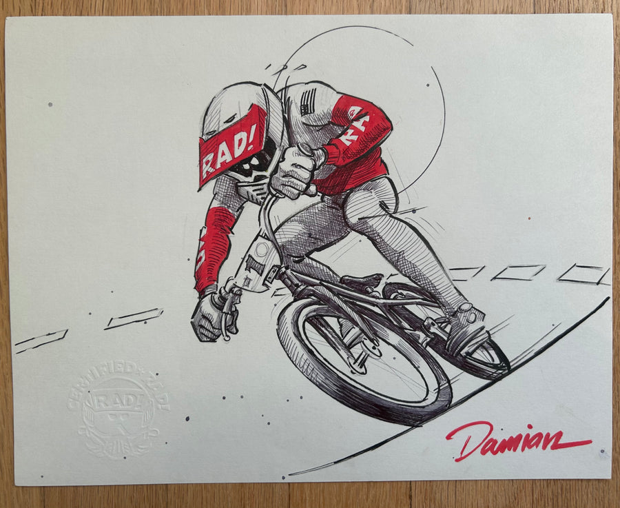 "RAD RACE PACE" ORIGINAL SKETCH