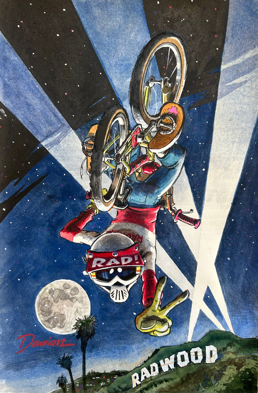 "RADWOOD" ORIGINAL PAINTING