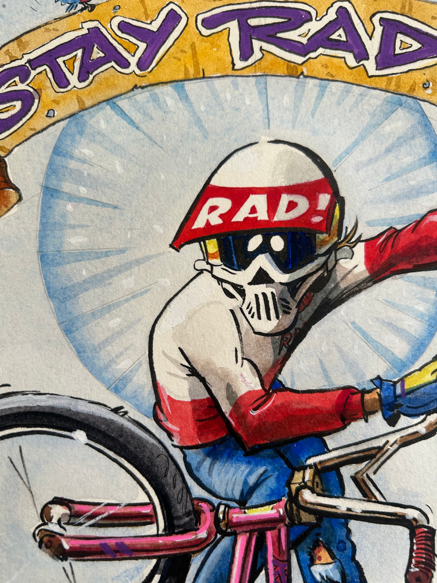 "STAY RAD" ORIGINAL PAINTING