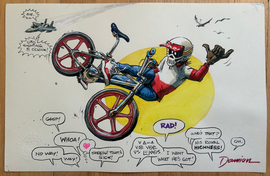 "EVERYONE'S TALKIN'" ORIGINAL PAINTING