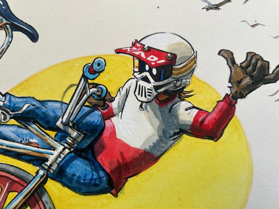 "EVERYONE'S TALKIN'" ORIGINAL PAINTING