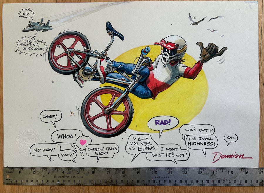 "EVERYONE'S TALKIN'" ORIGINAL PAINTING