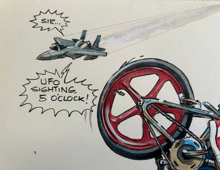 "EVERYONE'S TALKIN'" ORIGINAL PAINTING