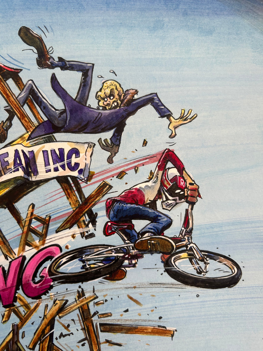 "TOWERING RADNESS” ORIGINAL PAINTING