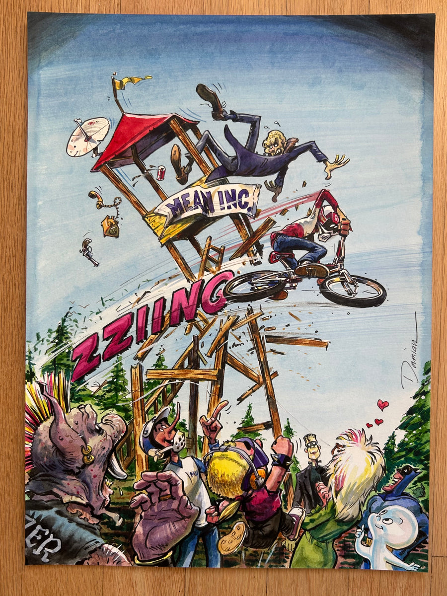 "TOWERING RADNESS” ORIGINAL PAINTING