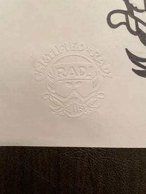 "CERTIFIED RAD" ORIGINAL ART