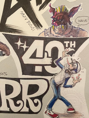 "RADICAL RICK 2021 COLLAGE" ORIGINAL ART