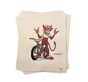 "RADICAL RICK DEVIL CONSCIENCE" LIMITED EDITION PRINT