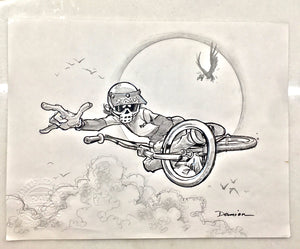 "FLAT-OUT" ORIGINAL SKETCH