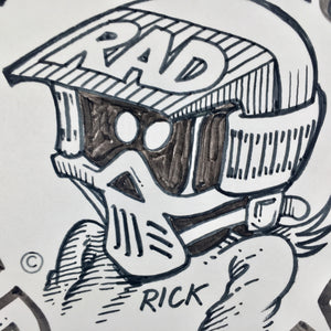 "RADICAL RICK'S RAD SQUAD" VINTAGE INKED ARTWORK