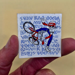 Your purchase includes this vintage sticker from back in the day. 
