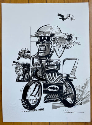 "MOTO MASH-UP" Original Art