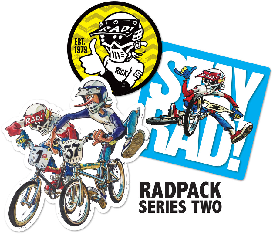 RADPACK SERIES TWO Sticker Set – RADICAL RICK